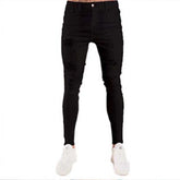 BESTSELLER White Embroidery Skinny RIPPED Jeans - Swefashionstore