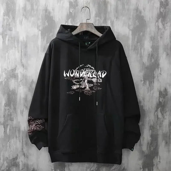 HOODED Embroidered HARAJUKU Sweatshirts for Men - Swefashionstore