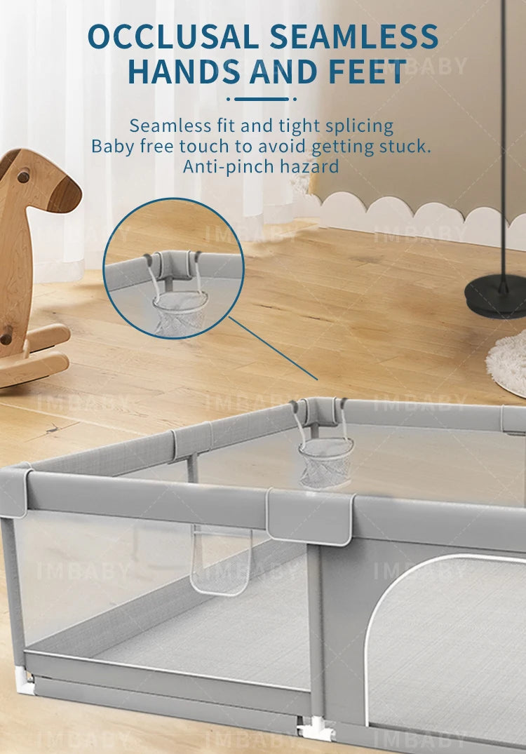 NEW Large Indoor Baby-Playground with PROTECTIVE Angle Activities FENCE for Baby