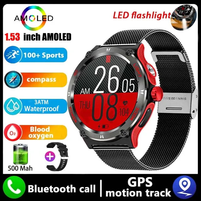 New Rugged Military Smart Watch