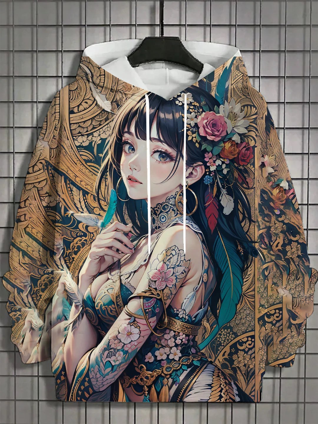 NEU Anime Fashion Bedruckte Designer Hoodies Lässige Sweatshirts