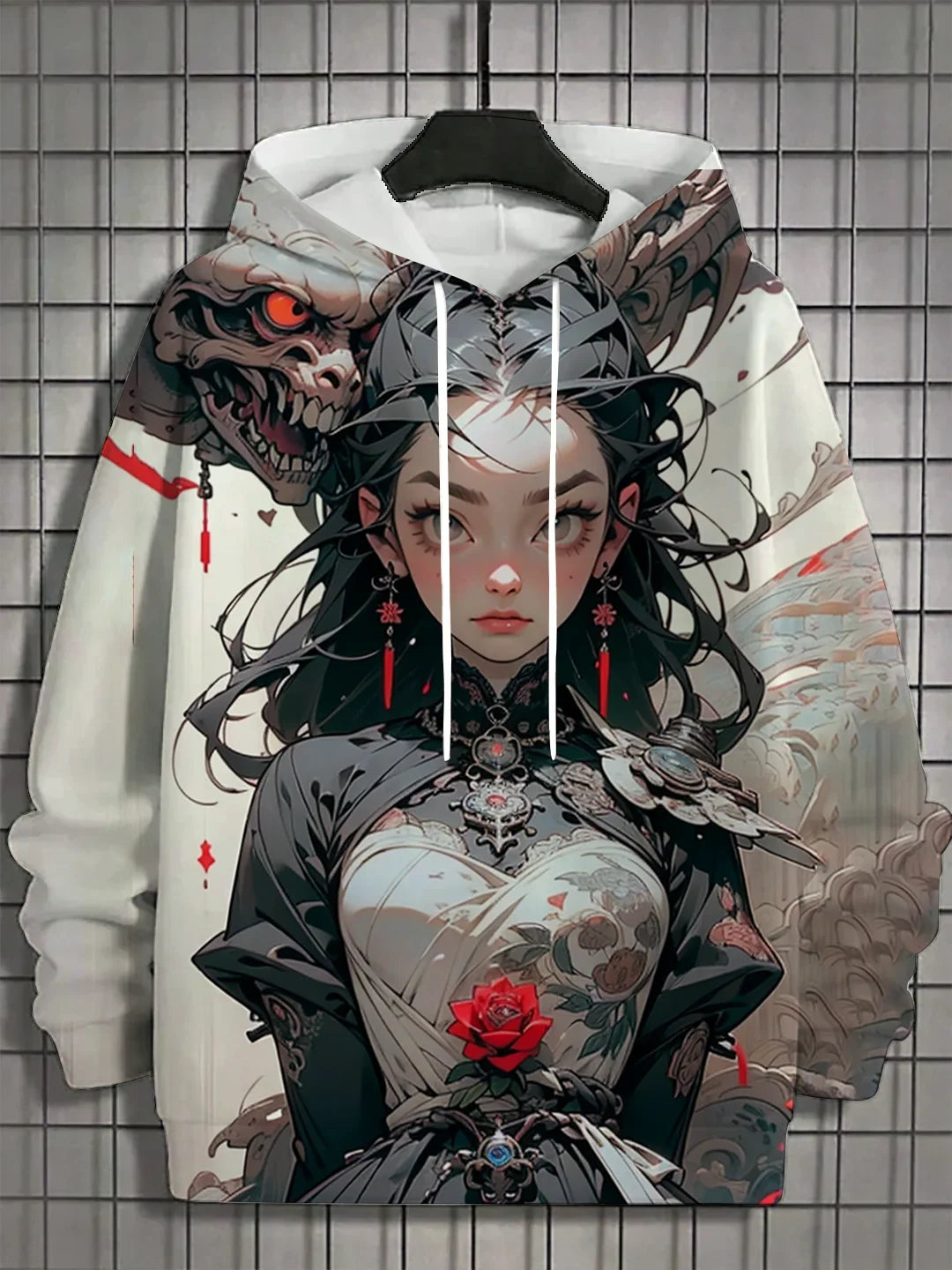 NEU Anime Fashion Bedruckte Designer Hoodies Lässige Sweatshirts