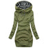 Zakhaev Women Slim Sweater Long Sleeve-Hoodie Dress - Swefashionstore