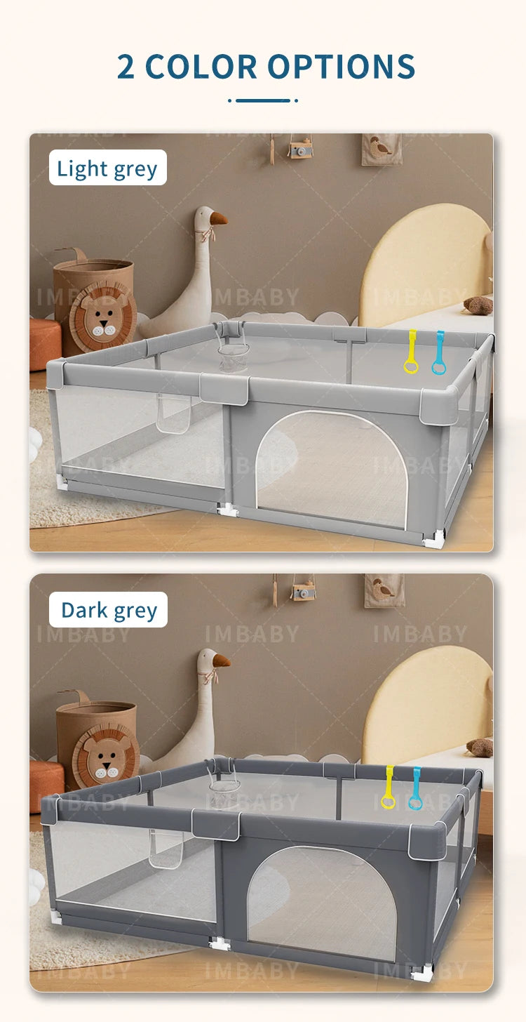 NEW Large Indoor Baby-Playground with PROTECTIVE Angle Activities FENCE for Baby