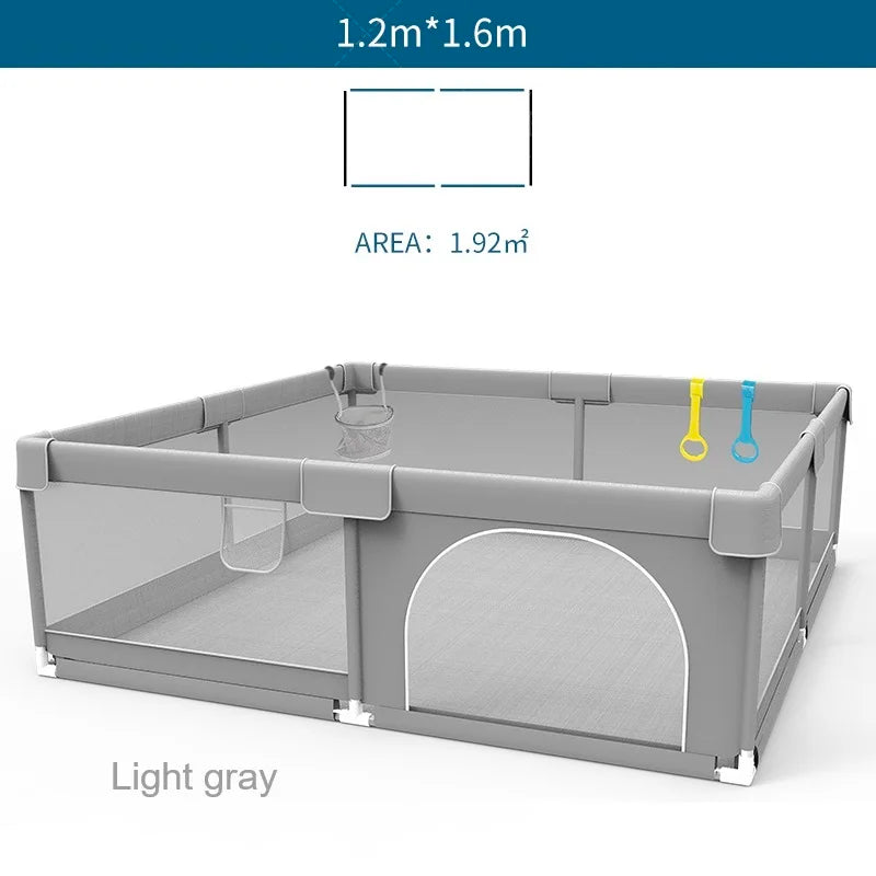 NEW Large Indoor Baby-Playground with PROTECTIVE Angle Activities FENCE for Baby