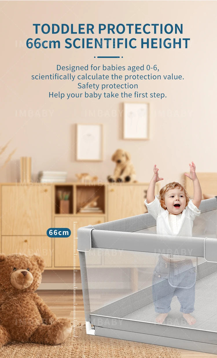 NEW Large Indoor Baby-Playground with PROTECTIVE Angle Activities FENCE for Baby