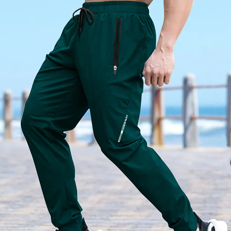 Summer Quick-drying Ice Silk Casual Elastic Pants - Swefashionstore