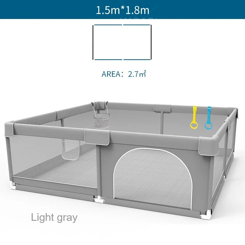 NEW Large Indoor Baby-Playground with PROTECTIVE Angle Activities FENCE for Baby