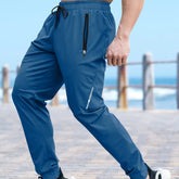 Summer Quick-drying Ice Silk Casual Elastic Pants - Swefashionstore