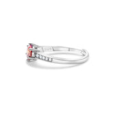 S925 Sterling Silver Moissanite Luxury Four-claw Couple Ring - Swefashionstore