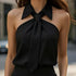 Polo Collar Tie Shirt Women&
