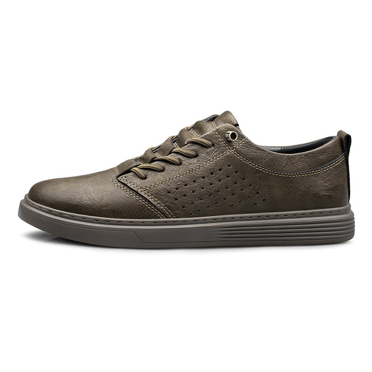 Casual Low-top Cowhide Surface Fashion Shoes - Swefashionstore