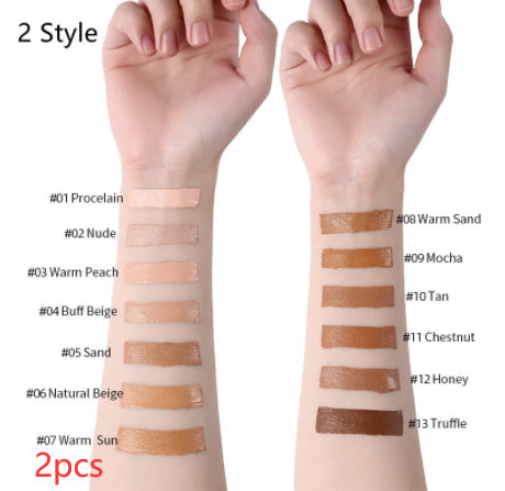 LangManni Makeup Liquid Foundation Oil Control Concealer - Swefashionstore
