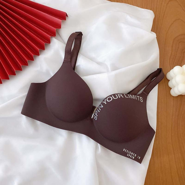 British Letters Bra One-piece Seamless Wireless Adjustable Underwear For Women - Swefashionstore