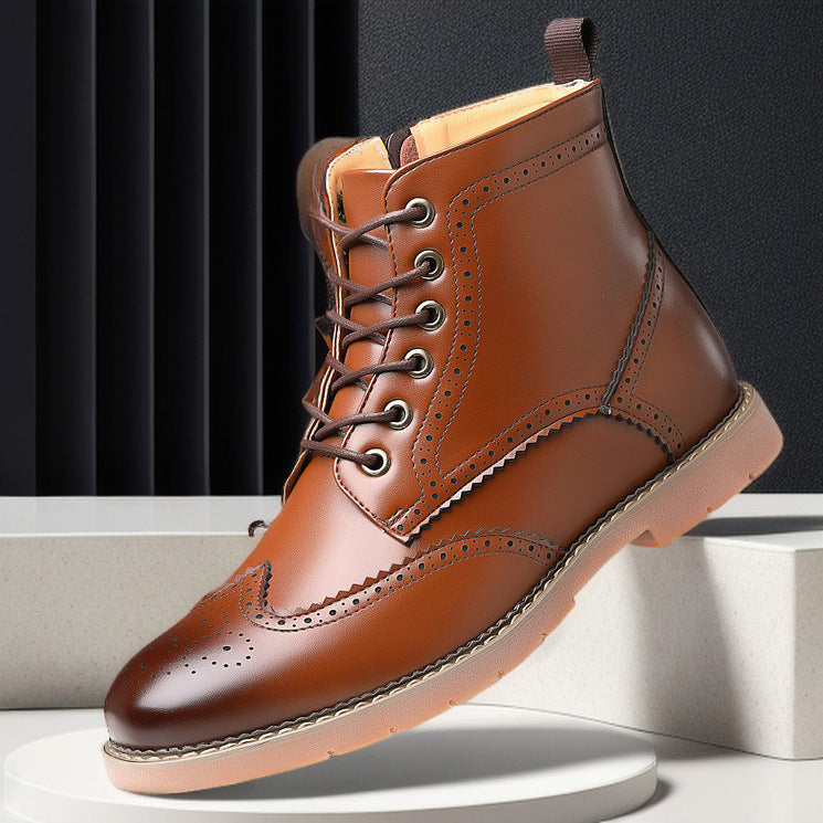 Herren High-Top Business Schuhe Britische Martin Stiefel