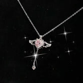 Necklace With Crystal Clavicle Chain - Swefashionstore