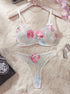 Bow Flower Embroidered Underwear Women - Swefashionstore