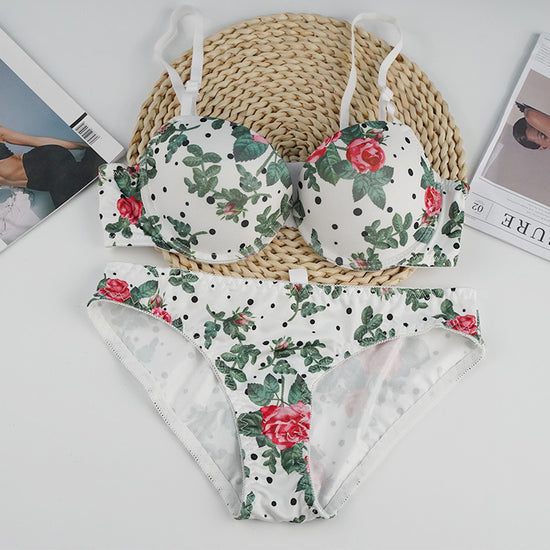 Underwear Suit Fashion Bra With Steel Ring For Women - Swefashionstore
