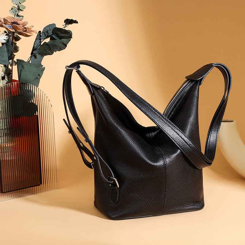 First Layer Cowhide Casual Multi-functional Elegant Bag