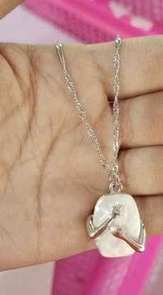 Unique Baroque Pearl Necklace for Couples - Lasting Love Pendant - Swefashionstore