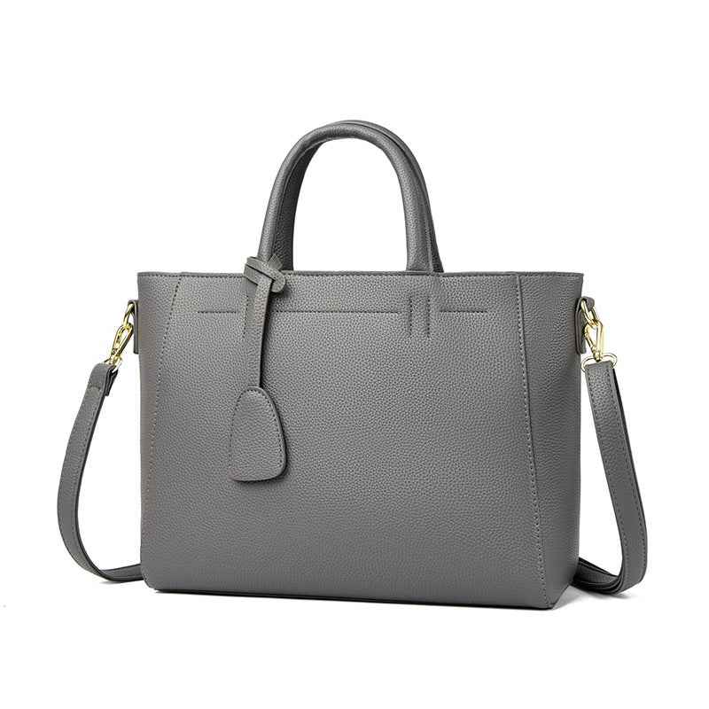 Soft Leather Tote Handbag Women&