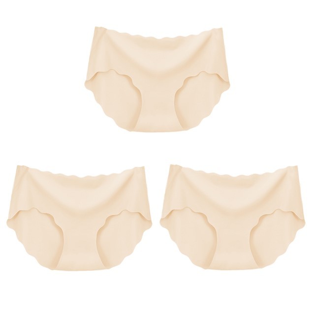 3Pcs Seamless Underwear Silk For Women Panties Lingerie Sexy - Swefashionstore