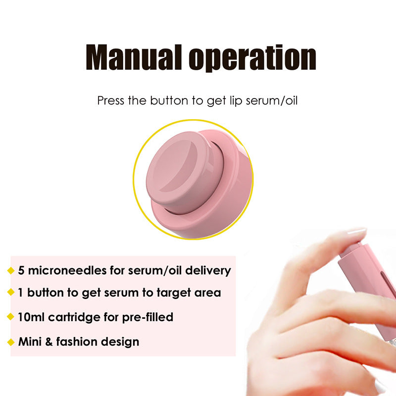 3 In 1 Lip Care Roller Beard Growth Treatment &amp; Serum Applicator