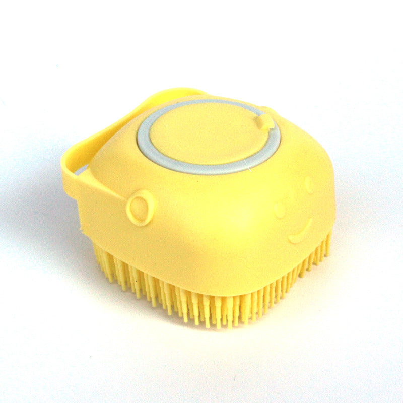 Silicone Dog Bath Massage Gloves Brush Pet Cat Bathroom Cleaning Tool Comb Brush For Dog Can Pour Shampoo Dog Grooming Supplies - Swefashionstore