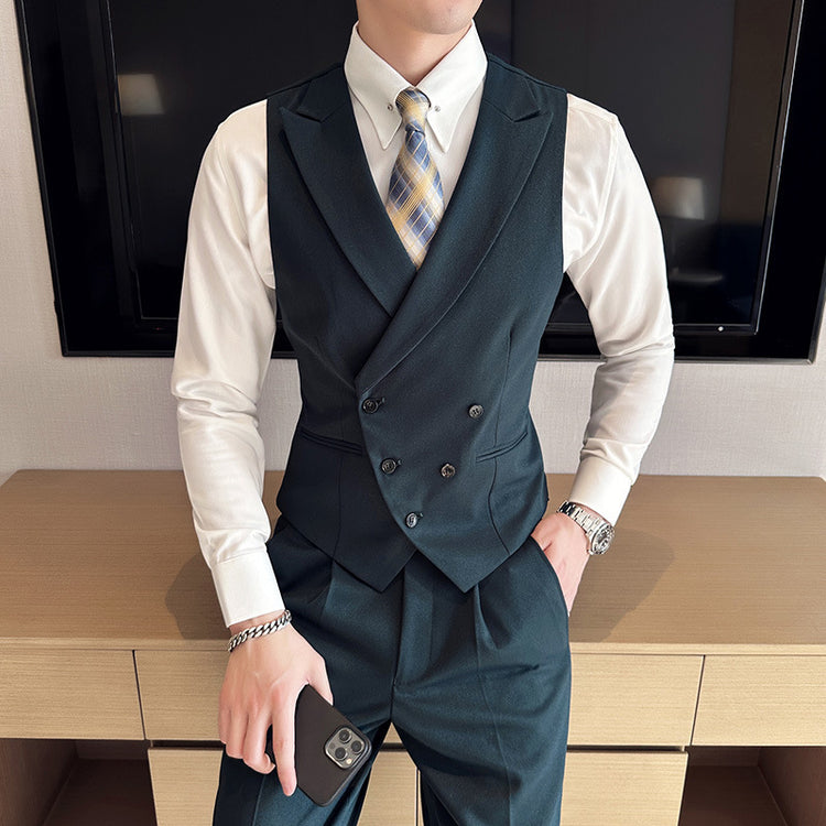 Black Milano Suit Includes Jacket Waistcoat Trousers - Swefashionstore