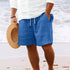 Stripe Print Shorts Summer Fashion Drawstring Sweatpants Casual Clothing For Men - Swefashionstore
