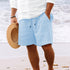 Stripe Print Shorts Summer Fashion Drawstring Sweatpants Casual Clothing For Men - Swefashionstore