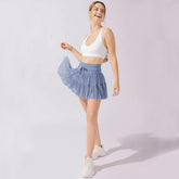High Waist Dress With Anti-exposure Safety Pants - Swefashionstore
