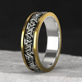 Viking Knot Silver Set Bronze Ring Male - Swefashionstore