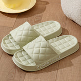 Home Slippers With Plaid Design - Swefashionstore