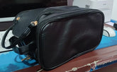 Three-layer Double Zipper U-shaped Design Cosmetic Bag Fashion High Capacity Make Up Bags Portable Pu Leather Storage Bag For Skin Care Products - Swefashionstore