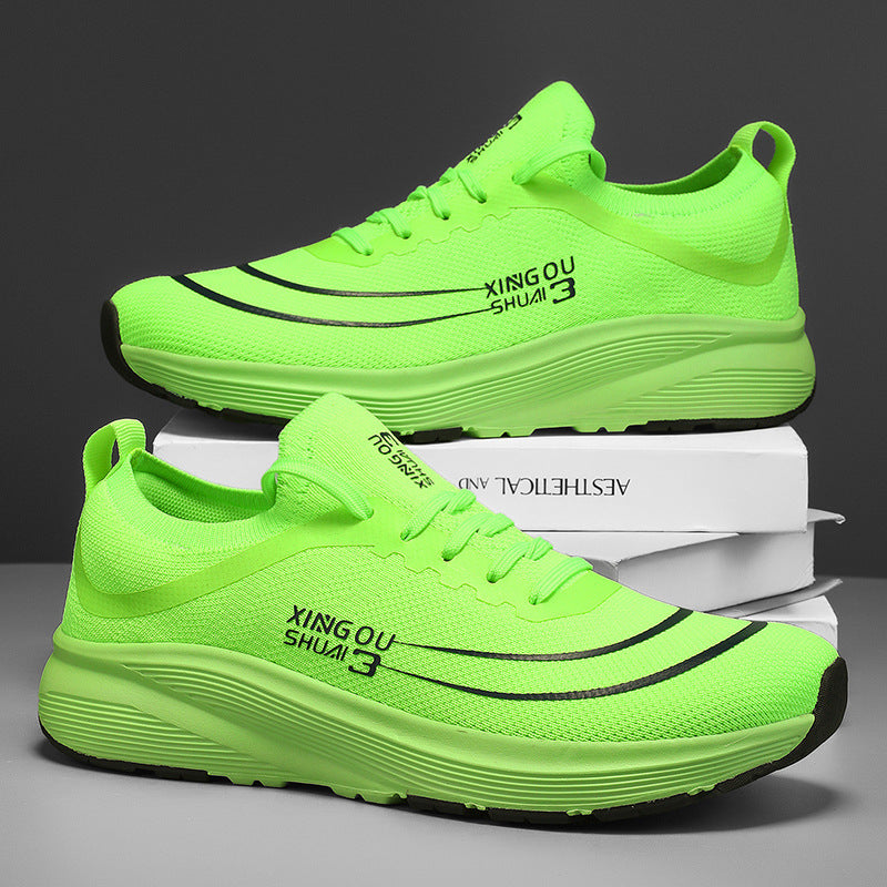 Wide Sole Flyknit Mesh Shoes Sports - Swefashionstore