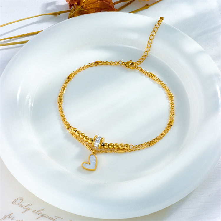 Fashion Jewelry Boho Classic Love Heart Ankle Chain - Swefashionstore