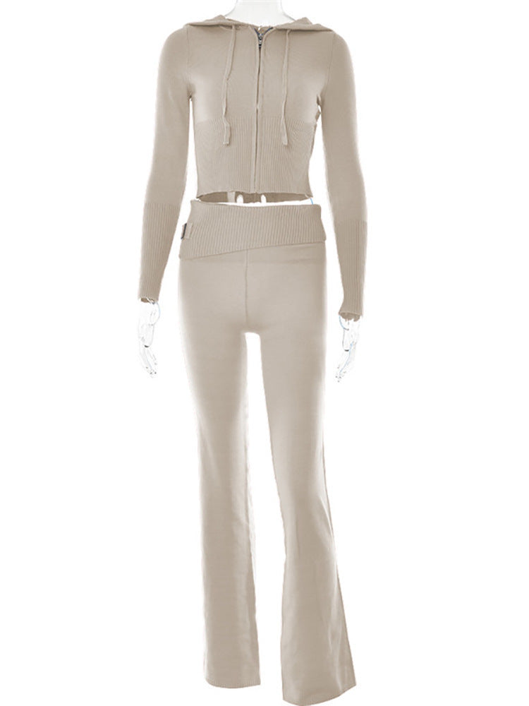 Hoodie Suit Women Long Pants Set - Swefashionstore