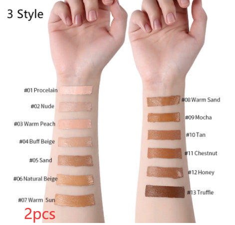 LangManni Makeup Liquid Foundation Oil Control Concealer - Swefashionstore