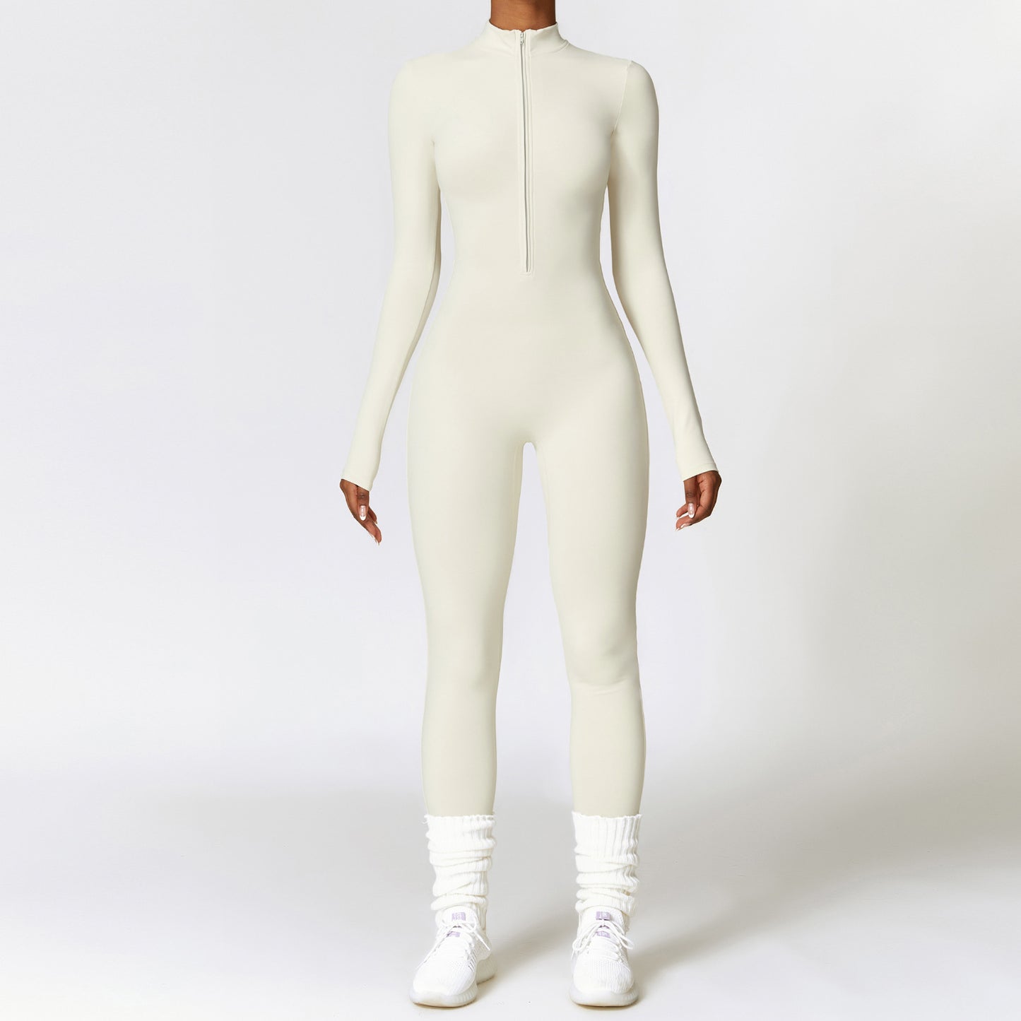 Long-sleeved Jumpsuit