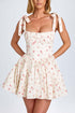 BOW-TIED Strap Dress SUMMER Fashion Short Dress - Swefashionstore