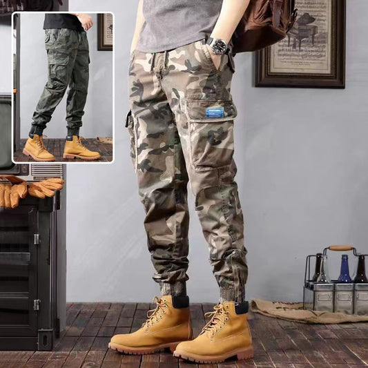 Camouflage Cargo Pants Loose Fit