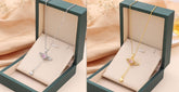 Necklace With Crystal Clavicle Chain - Swefashionstore
