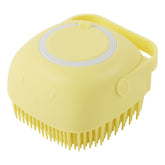 Silicone Dog Bath Massage Gloves Brush Pet Cat Bathroom Cleaning Tool Comb Brush For Dog Can Pour Shampoo Dog Grooming Supplies - Swefashionstore