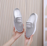 Slip-on Canvas Shoes Flat Women - Swefashionstore
