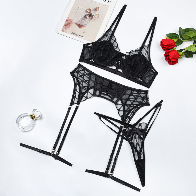 Mesh Joint Underwear Suit Women - Swefashionstore