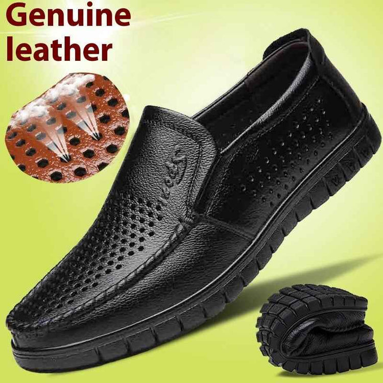 Cowhide Leather Sandals for Ultimate Comfort and Style - Swefashionstore