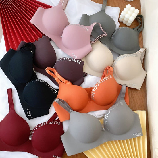 British Letters Bra One-piece Seamless Wireless Adjustable Underwear For Women - Swefashionstore