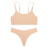 Women Seamless Bra Set Thong Low Waist Panties Wire Free Bra Female Underwear Set - Swefashionstore