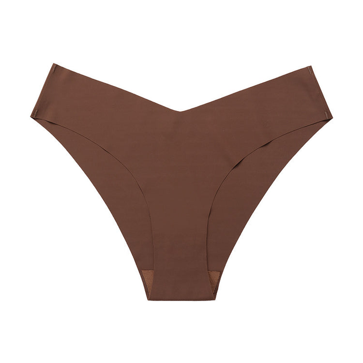 Seamless Ice Silk Underwear For Women With V-shaped Waistband - Swefashionstore
